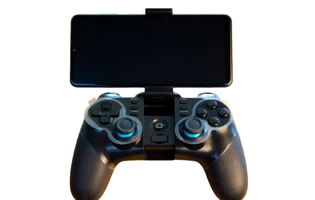 front view joystick placed wooden floor removebg preview